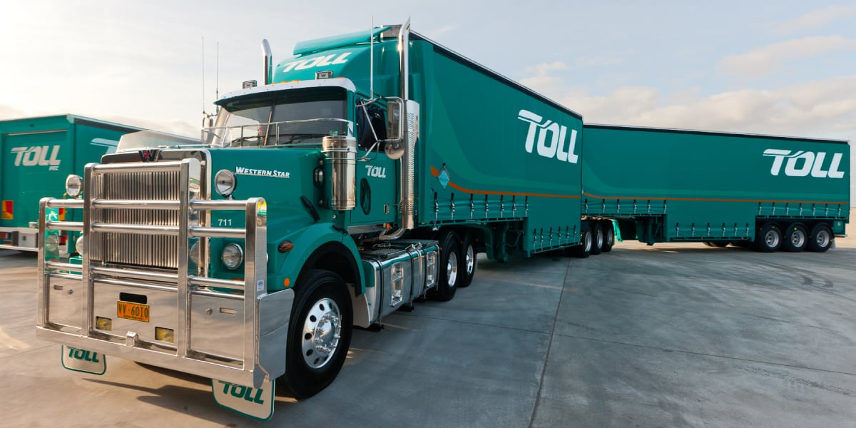 Davidson Branding Toll Group Corporate Brand Strategy Brand Identity Vehicle Graphics Truck Livery Transport