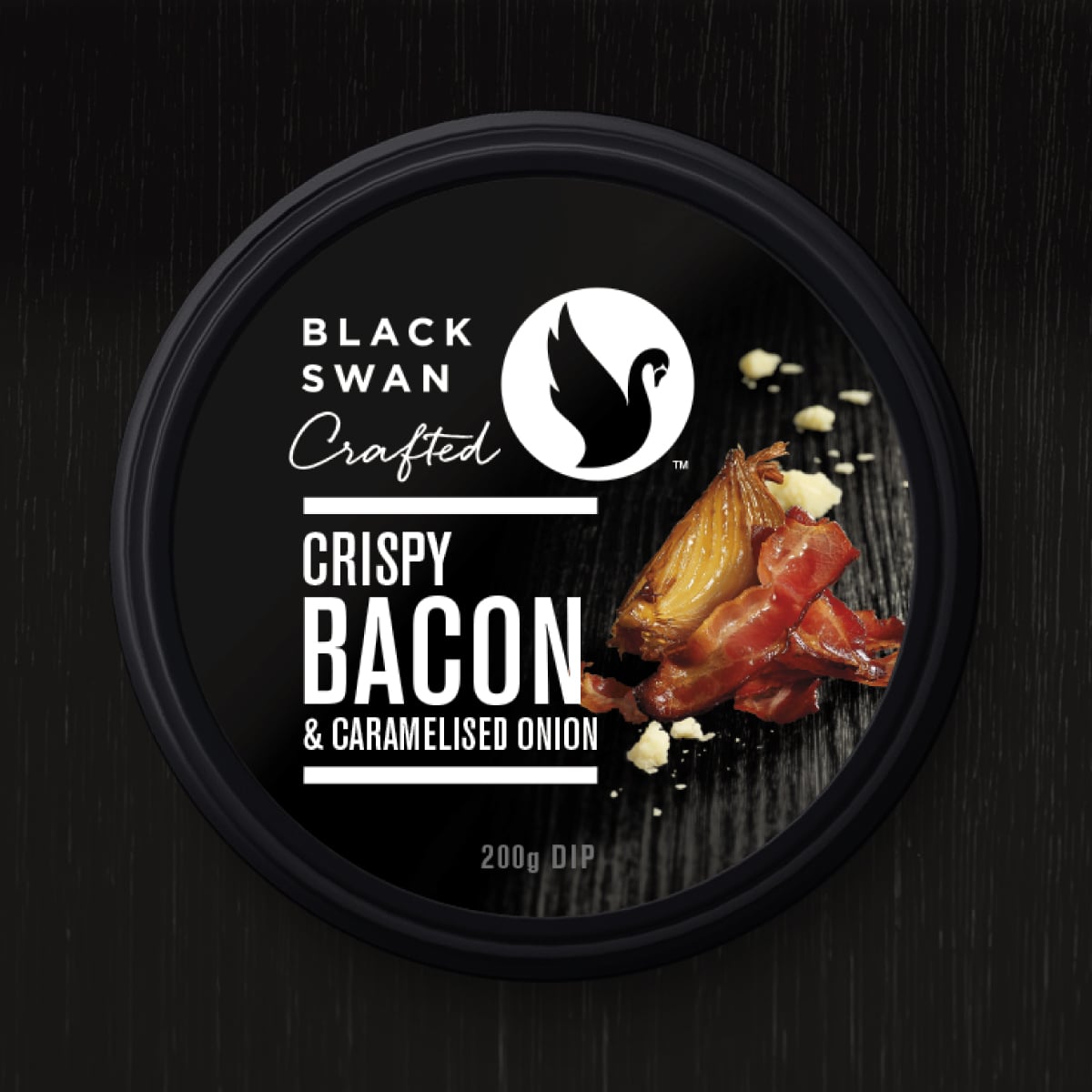 Davidson Branding FMCG Black Swan Crafted Packaging Crispy Bacon