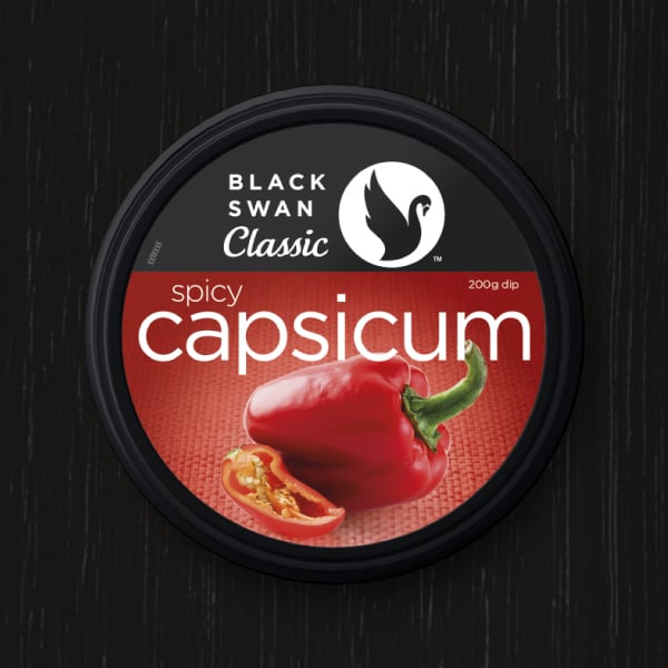 Davidson Branding FMCG Black Swan Classic Packaging Capsicum