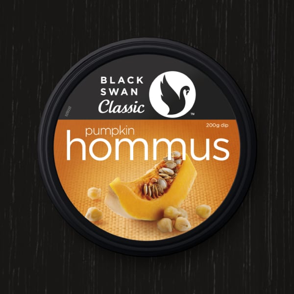Davidson Branding FMCG Black Swan Classic Packaging Pumpkin Hommus