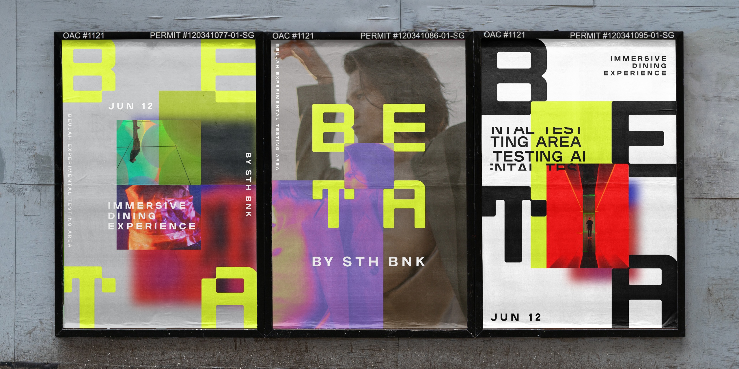 BETA by STH BNK - Three Promotional Poster Designs