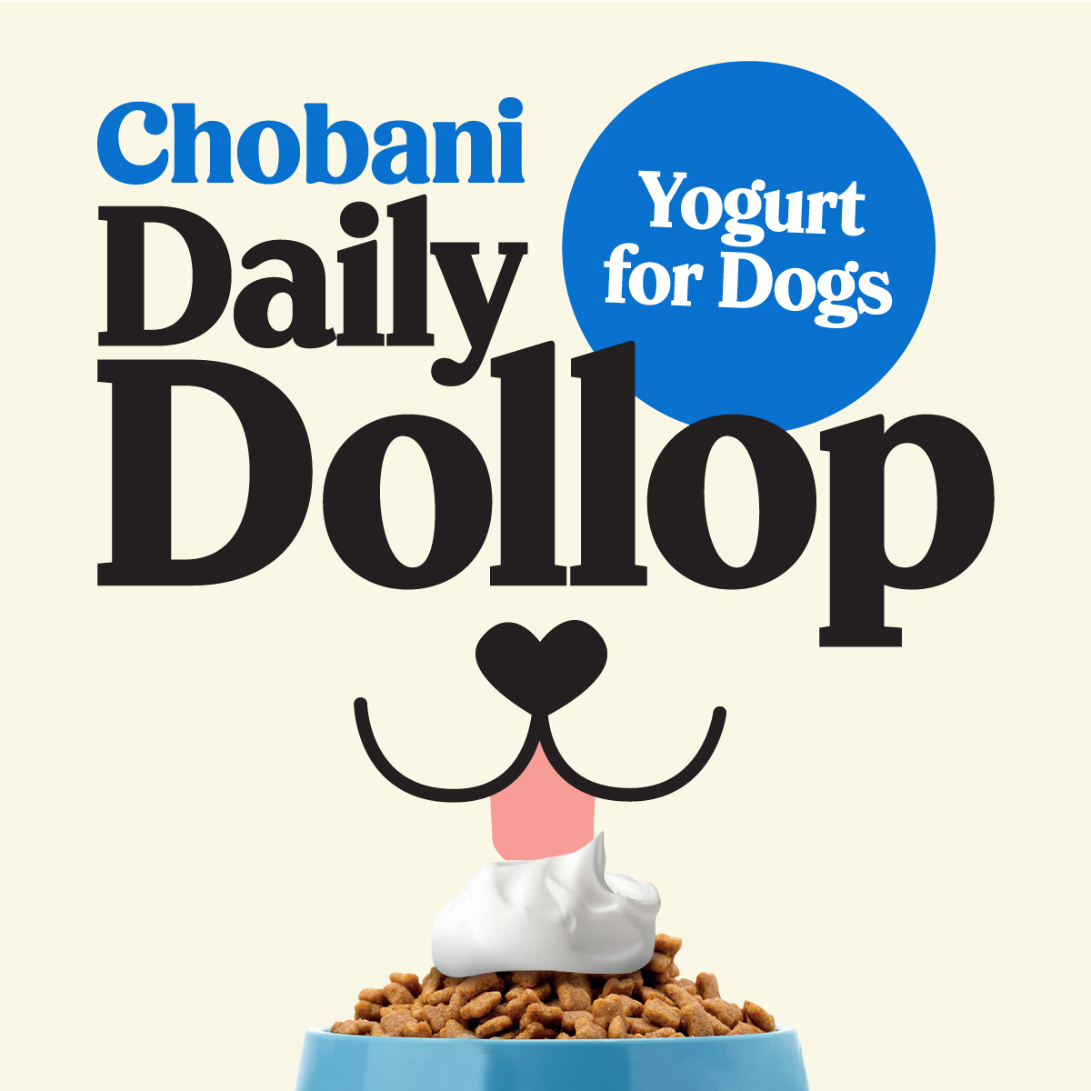 Chobani Australia Daily Dollop Dog Yogurt Packaging Design FMCG