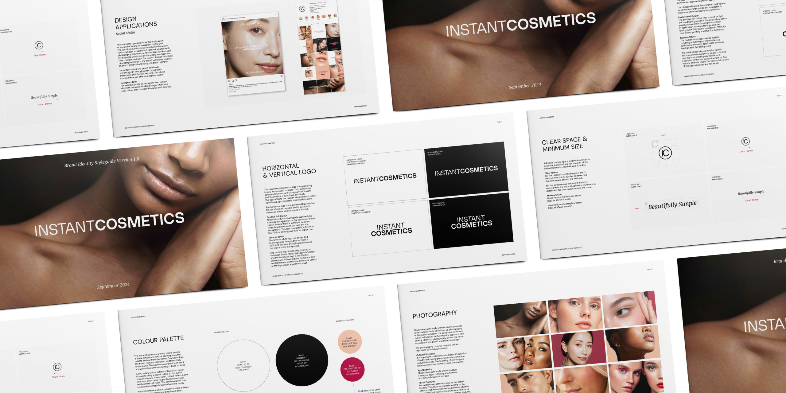 Instant Cosmetics Rebrand : Styleguide