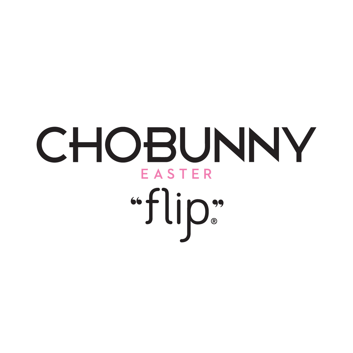 Chobani Chobunny Easter Flip Hot Cross Bun Logo Design