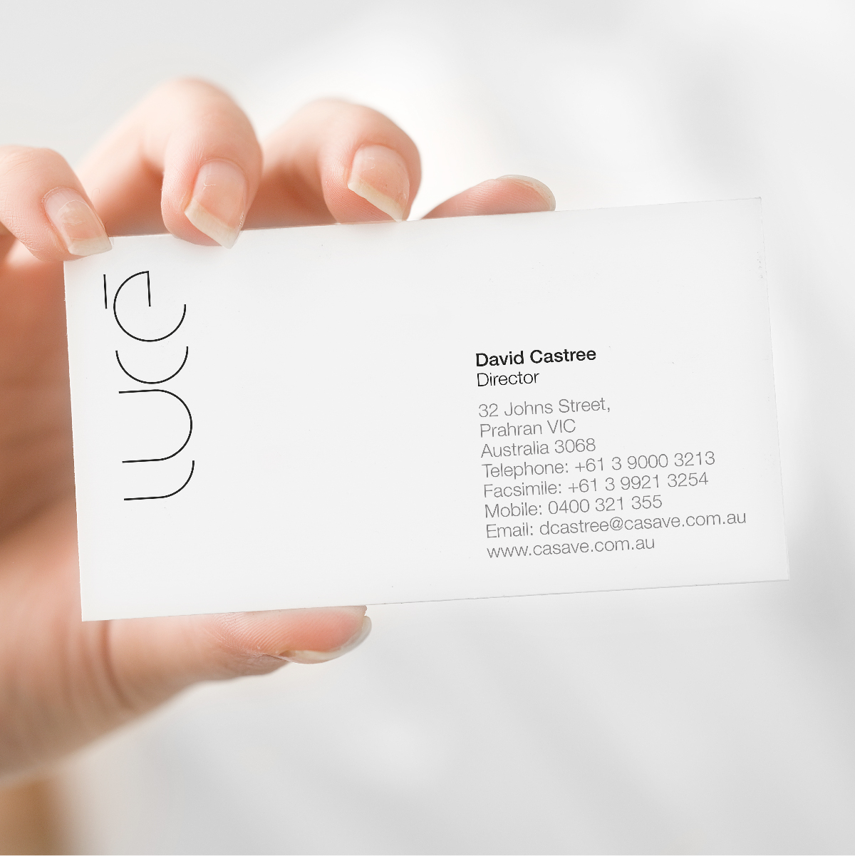 Luce Architecture Corporate Brand Identity Design