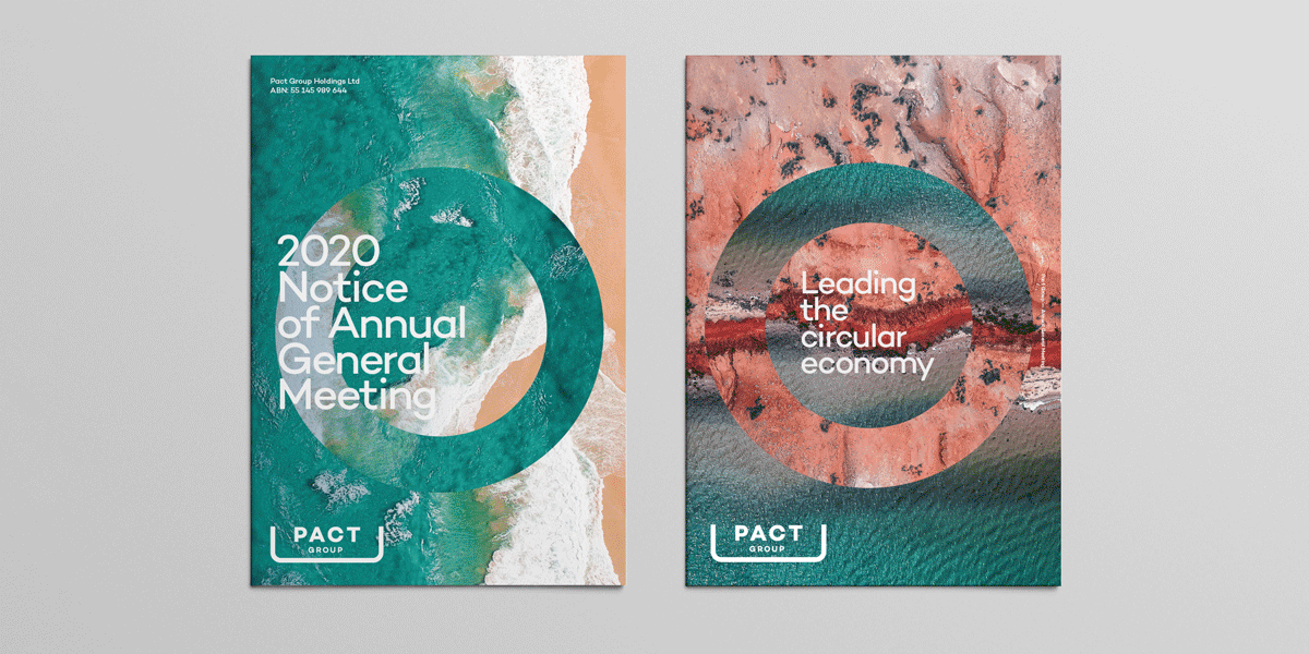 Pact Group Brand Identity Design Corporate Brochure