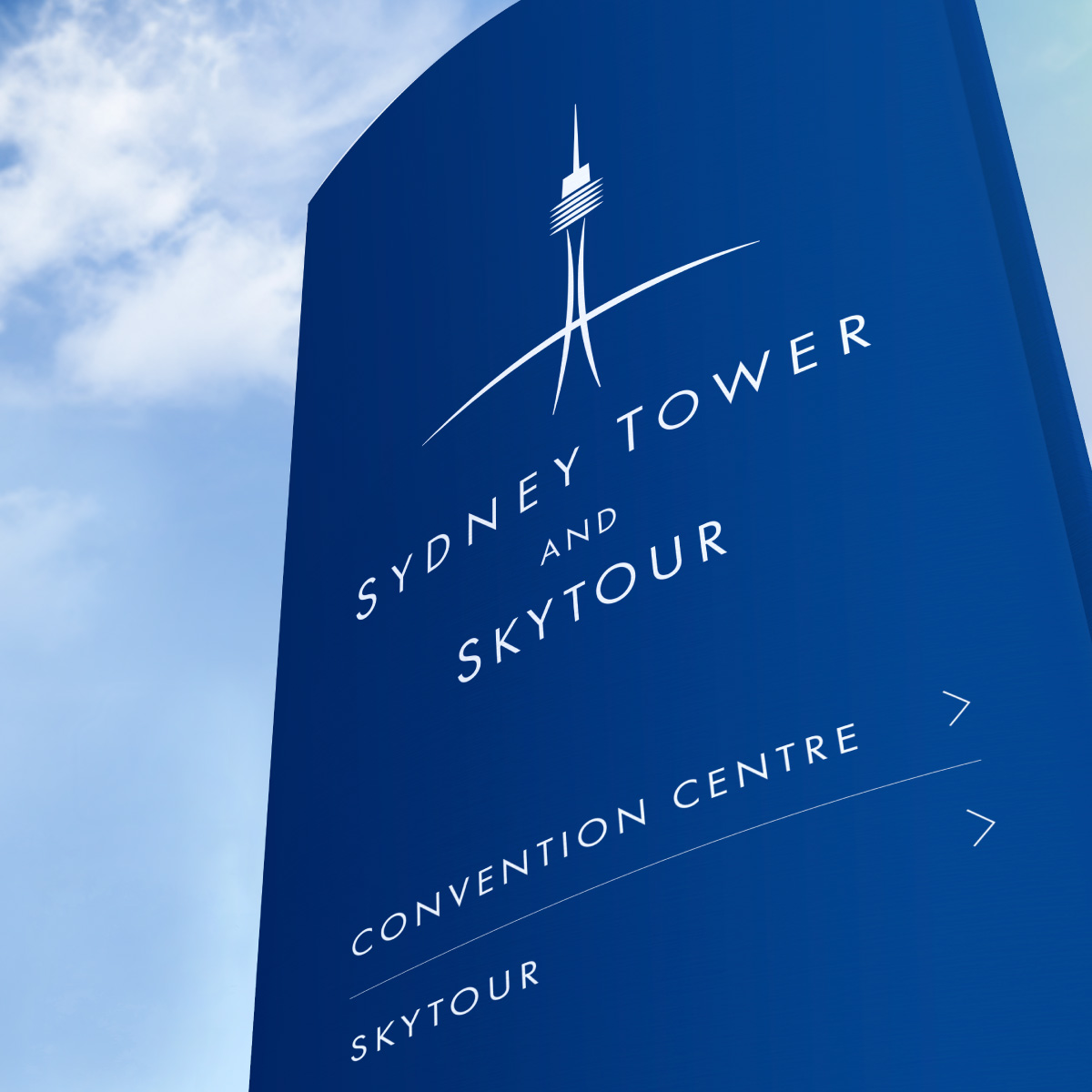 Sydney Tower Branding and Identity, Signage Design