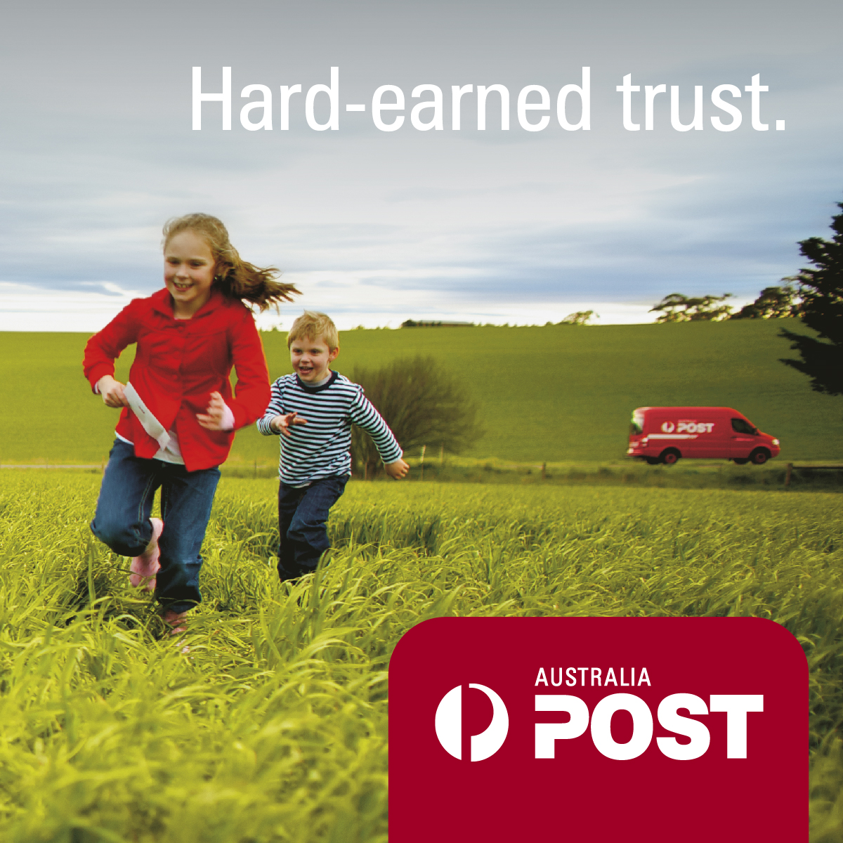 Australia Post Mail Delivery Service Corporate Identity Applications