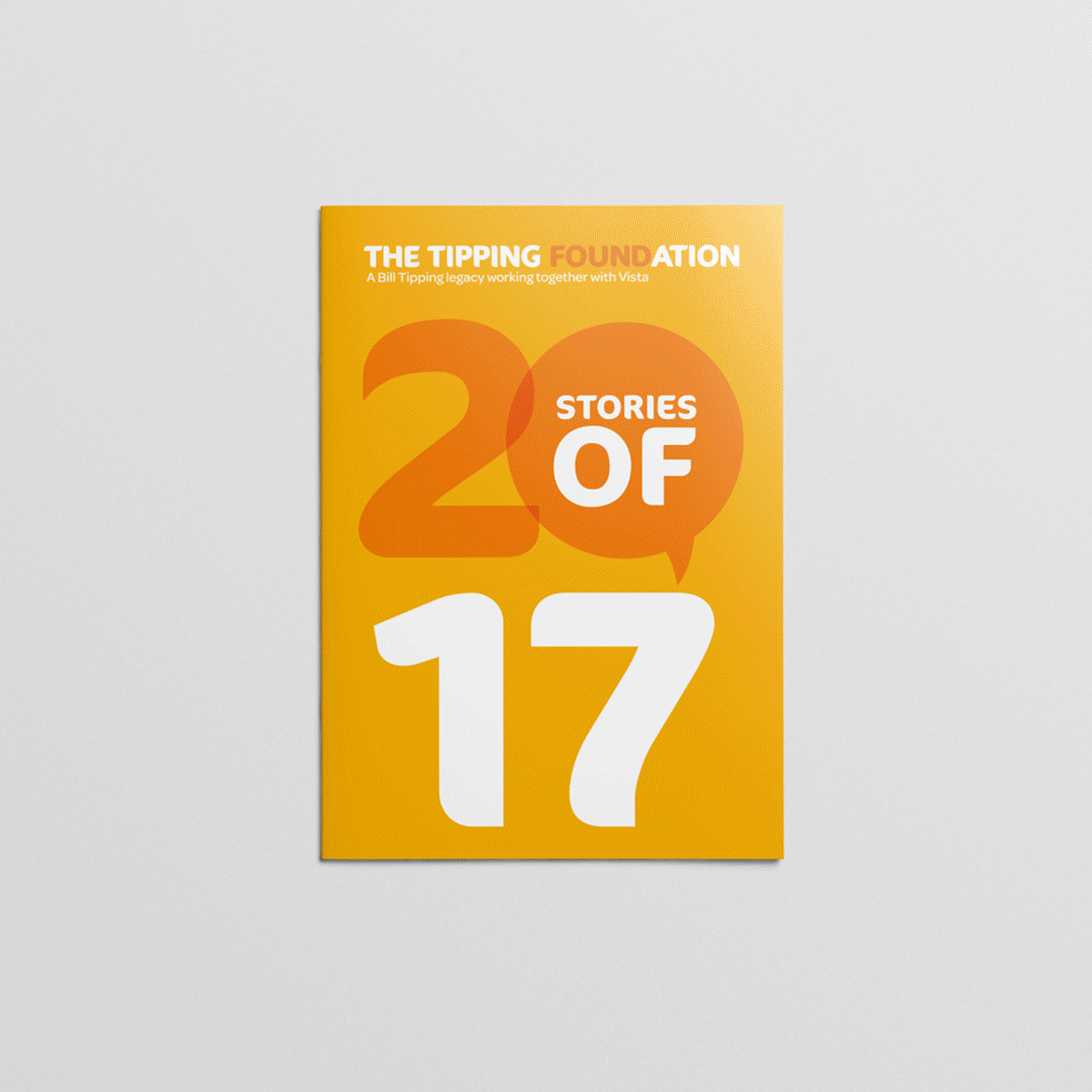 The Tipping Foundation Report Inset Booklet with Client Stories of 2017