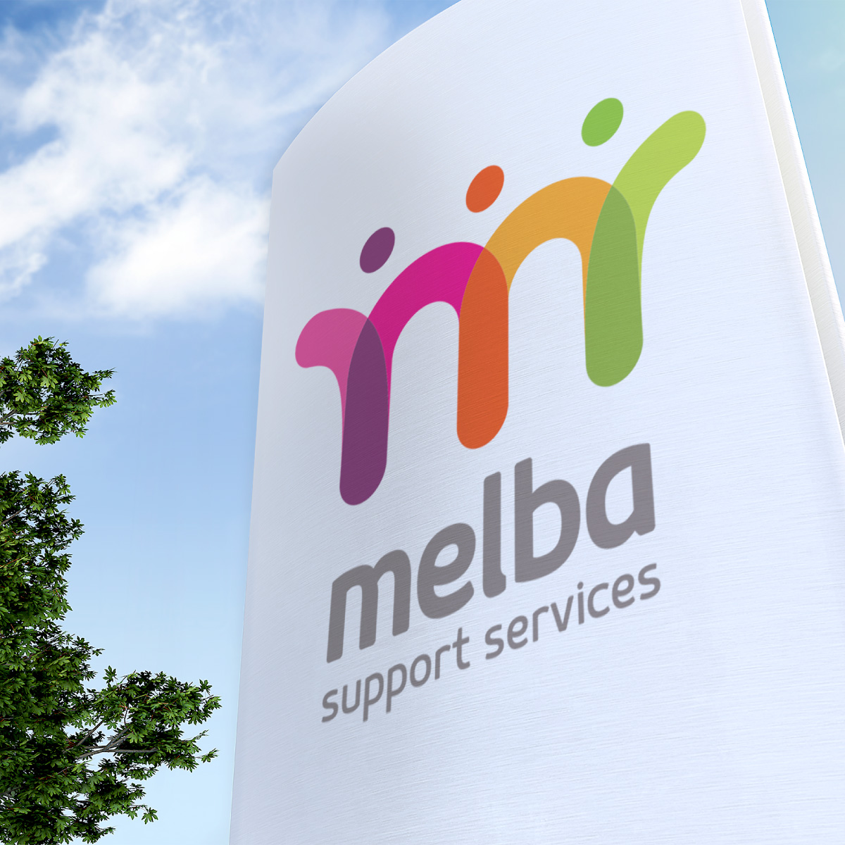 Melba Support Services Signage Design