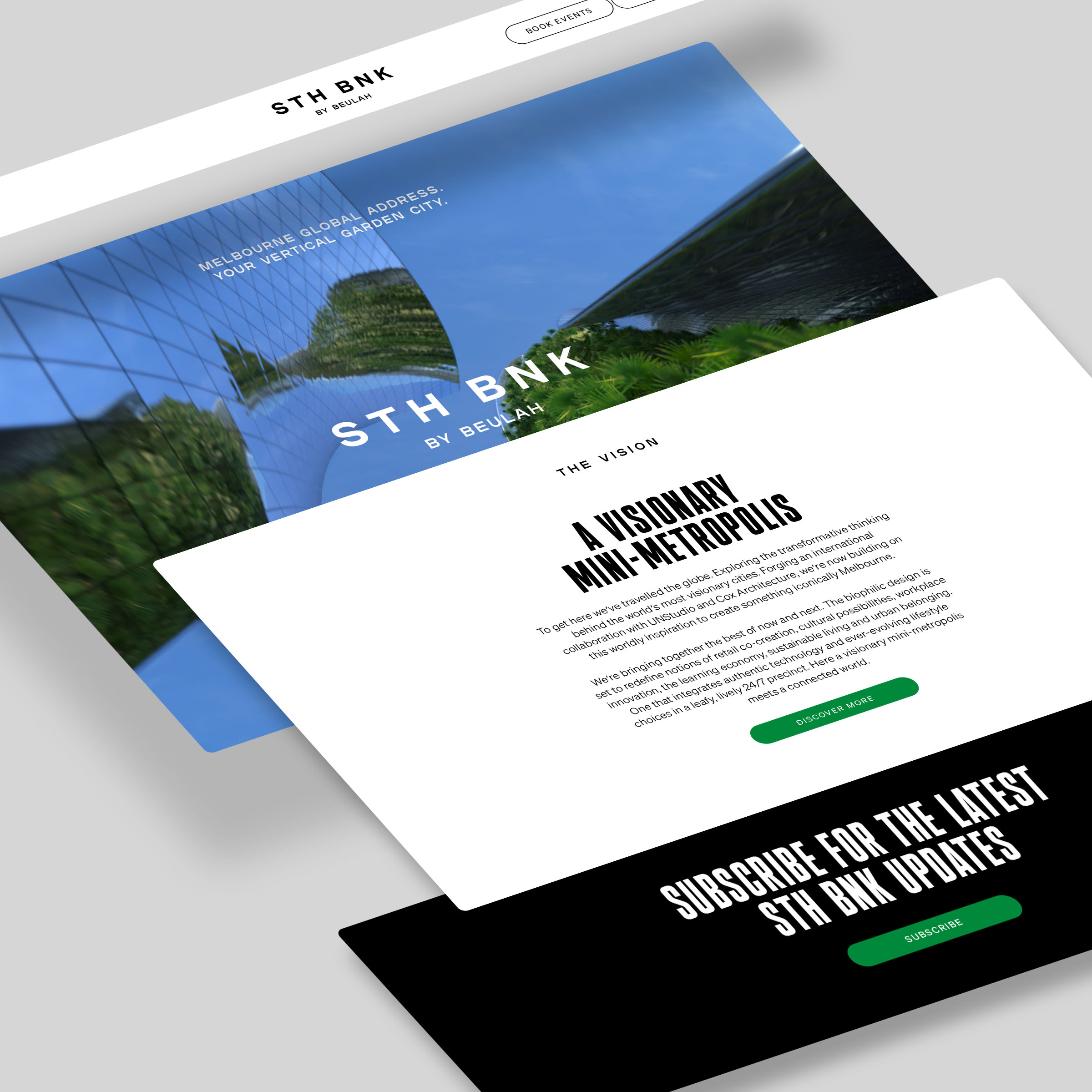 STH BNK By Beulah - Modular website design