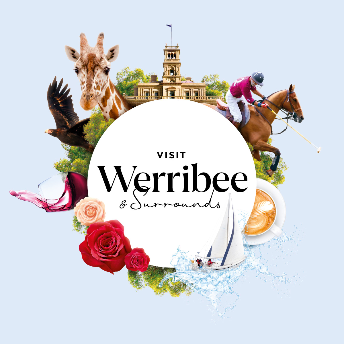 Visit Werribee & Surrounds Corporate Brand Identity Destinations